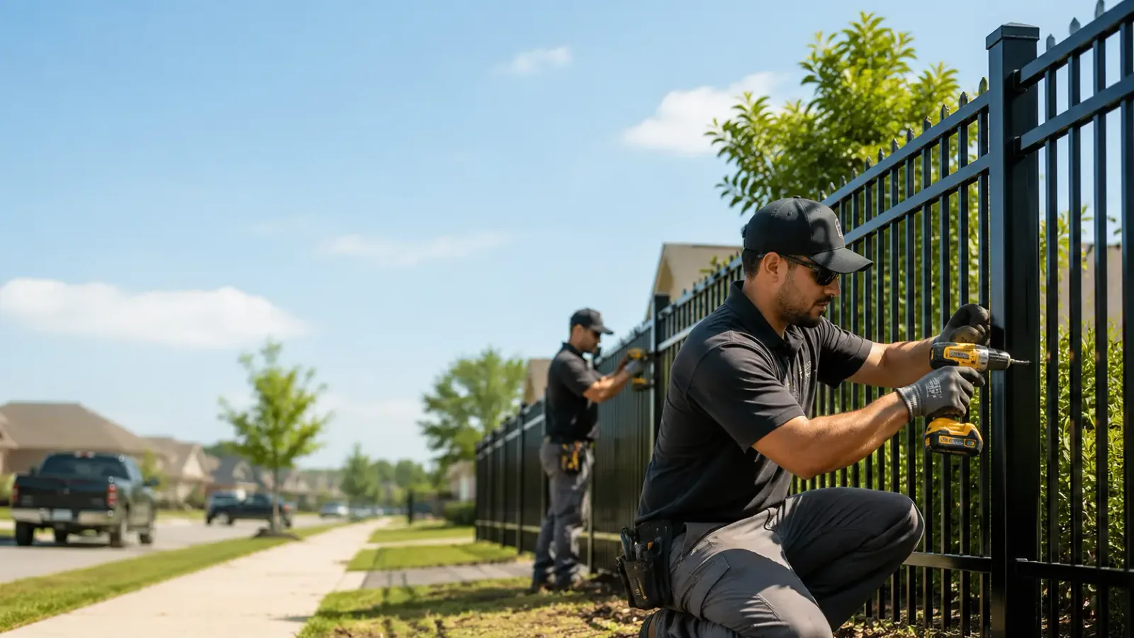 Metal Fence Installation in Milwaukee, WI